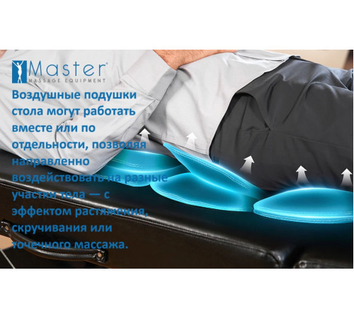 Массажный стол складной Master Monaco Airwave, с воздушным массажем
