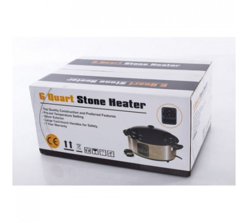 Овальный нагреватель для массажных камней 6 л. (с дисплеем)
