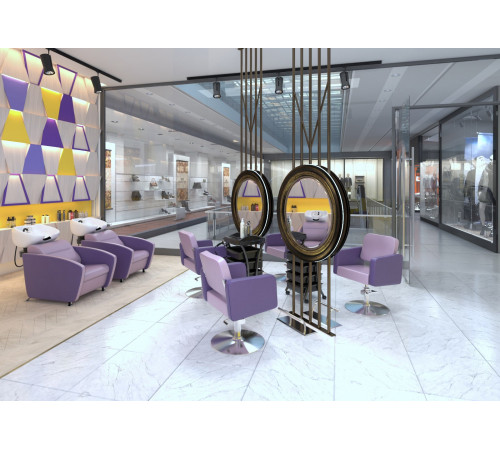 Парикмахерская мойка МД-123 с кантом, без регулировки ножной части