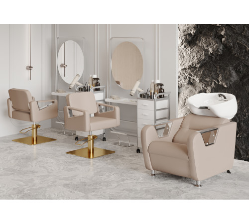 Парикмахерский комплект Бруно (кресло+мойка)