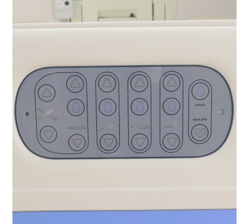 Кровать электрическая DB-2 (MЕ-4059П-02) (7 функций) со встроенными панелями управления в боковых ограждениях