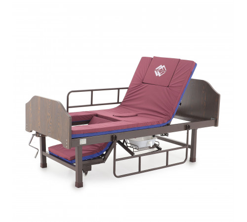 Кровать механическая с туалетным устройством и функцией «кардиокресло» Е-49 (MM-2120Н-10)