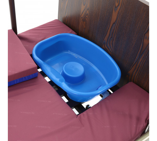 Кровать механическая Е-45А (ММ-5124Н-10) с боковым переворачиванием, туалетным устройством и функцией «кардиокресло»