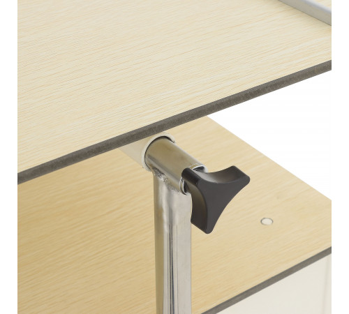 Тумба прикроватная с поворотной столешницей из HPL пластика ПТ-001