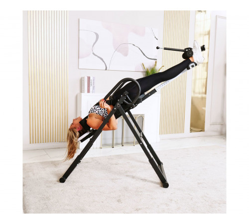 Инверсионный стол складной DFC STYLE чёрный, U-образный фиксатор