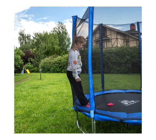 Батут DFC Trampoline Fitness с сеткой 16ft