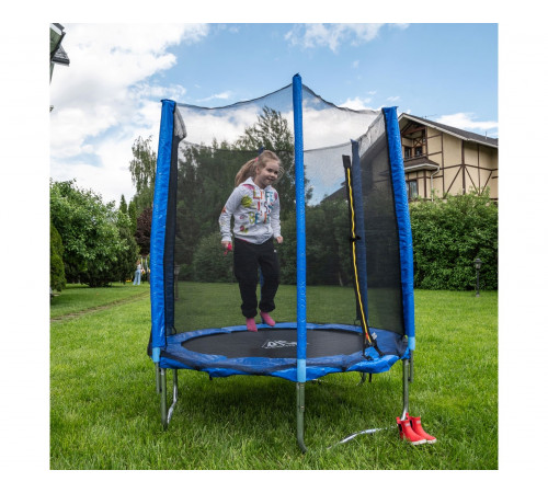 Батут DFC Trampoline Fitness с сеткой 8ft