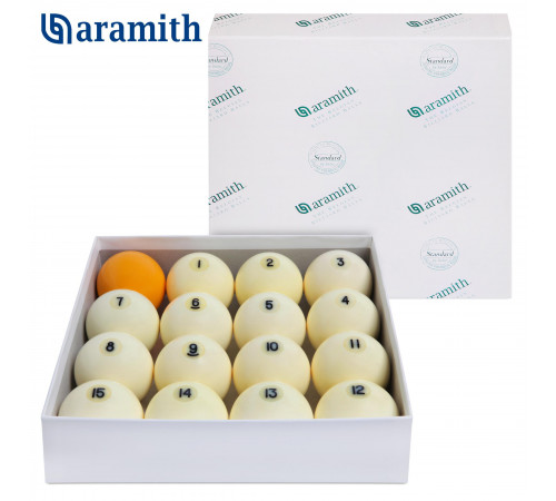 Шары Aramith Standard Pyramid Ø60.3 мм Желтый биток