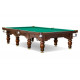 Бильярдный стол для пирамиды "Онега" (орех-пекан, 12 футов, 8 ног, 25мм камень, борт ясень)