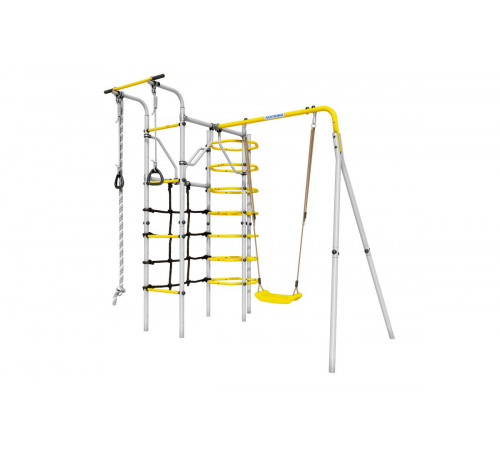 Детский спортивный комплекс для дачи ROMANA Космос (желтый/серый)