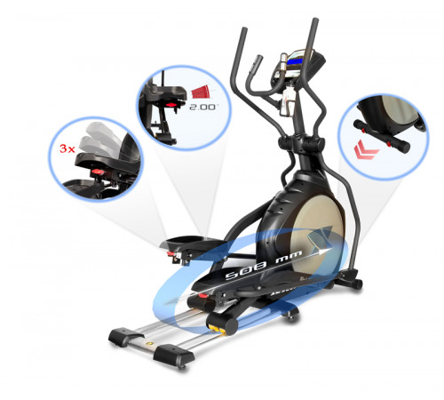 Эллиптический тренажер Spirit by Hasttings XE520S Black Edition