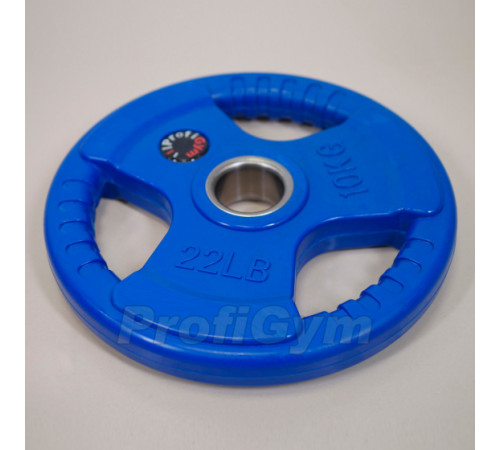 Диск треххватовый цветной 10 кг, 51 мм