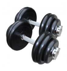Гантели разборные обрезиненные (пара) по 15 кг