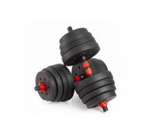 Гантели разборные с грифом, 25 кг. (2 шт. х 12,5 кг.) VictoryFit VF-DС250