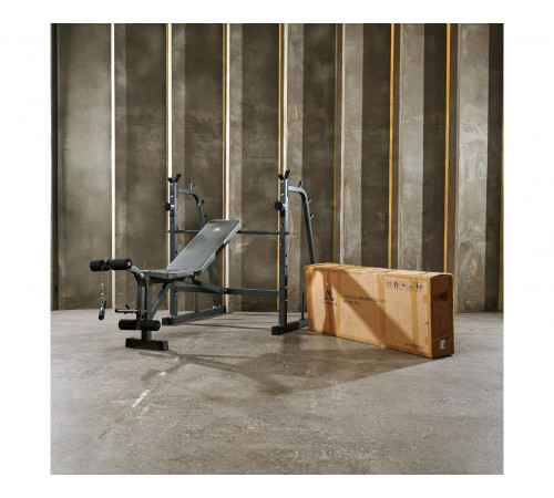 Скамья со стойками под штангу DFC D709