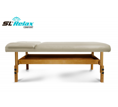 Массажный стол Relax Comfort бежевая кожа