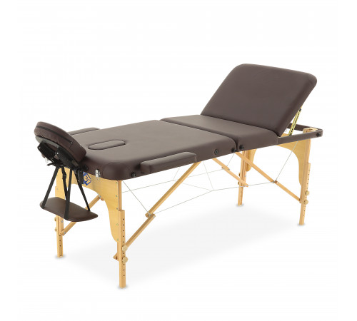 Массажный стол складной деревянный JF-AY01 3-х секционный М/К (МСТ-103Л)