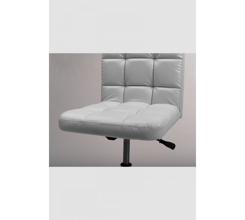 Стул мастера со спинкой хром на колесах Ирис