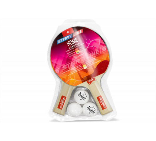 Набор 2 р-ки HOME 1*, 3 мяча Club Select, сетка 12102