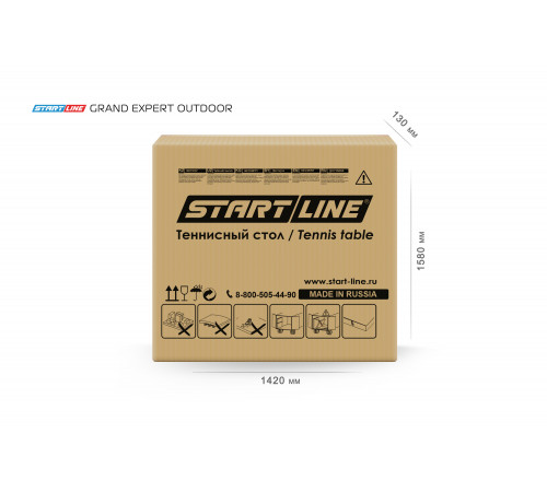 Теннисный стол GRAND EXPERT 6 Всепогодный Black